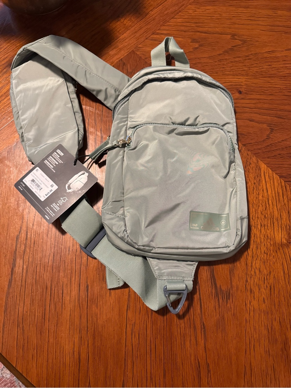 Adidas Sling Crossbody Bag - Sage Green NWT